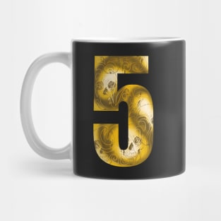 number five Mug